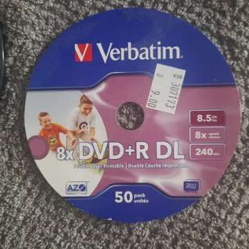 płyta DVD+R DL 8.5GB Printable Verbatim (1szt)