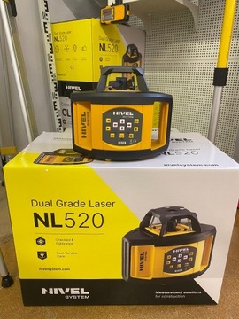 Niwelator Laserowy NL520 Nivel + LS24 + SJJ1