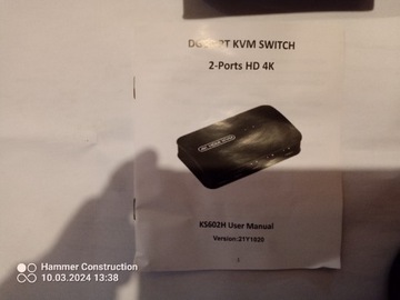 Rozdzielacz switch KVM HDMI