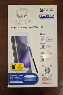 Whitestone UV Szkło Samsung Note 20 Ultra 2 pack