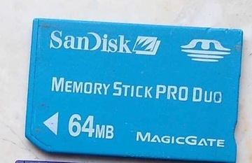 Karty pamięci SONY Memory Stick 64 MB   