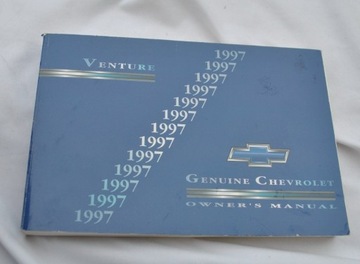 CHEVROLET VENTURE 1997 instrukcja obslugi