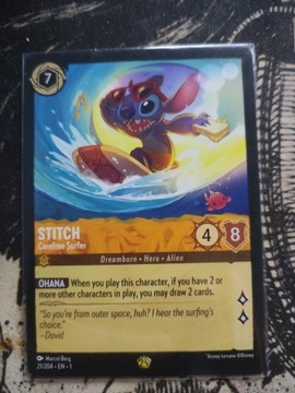 Stitch-Carefree Surfer Disney Lorcana