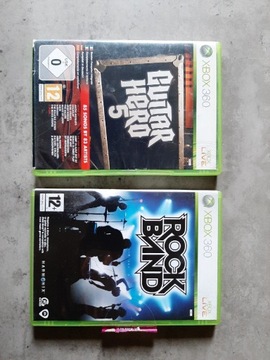 Guitar Hero 5 i Rock Band na XBOX 360