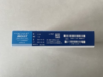Soszewki kontaktowe Acuve moist 1day-2,5 159 sztuk