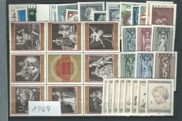 Austria rocznik 1969 z ark. Opera, Czysty ** 