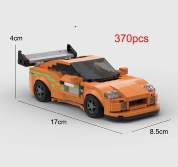 Klocki na wzór LEGO Toyota Supra Autko Samochodzik Fast & Furious Hit