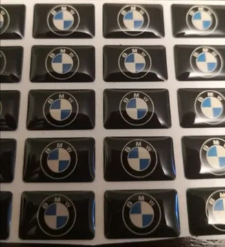 BMW 3D logo, naklejka, znaczek, emblemat, tuning