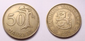 Finlandia 50 markka 1953 r. H