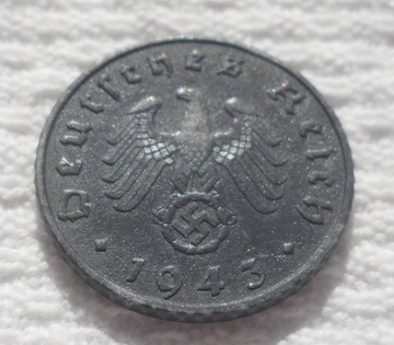 III Rzesza 5 fenigów reichspfennig 1943 A Berlin