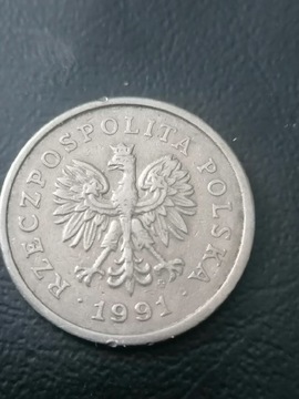 Moneta 1 zł 1991r 