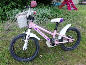 Rower dla dziewczynki różowy 3-5 lat