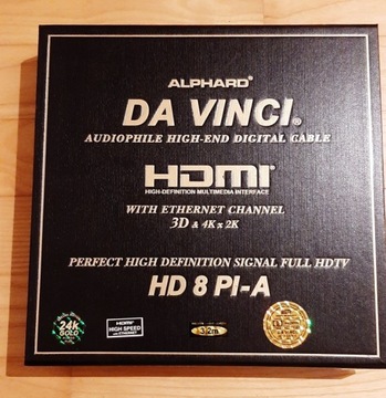Kabel HDMI Alphard da Vinci 3,2 m 3D 4K ARC