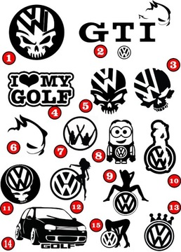Nakleja na auto VW Volkswagen Premium !!