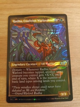 Radha,Coalition Warlord halo Foil 