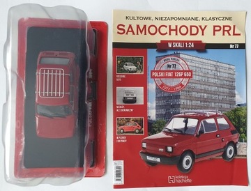 SAMOCHODY PRL Nr 77 POLSKI FIAT 126p 650 FL 