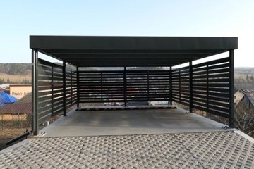 Carport  zadaszenie wiata garażowa na auto 6 x 6 m