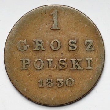 1 grosz polski 1830 FH Cena Do Negocjacji