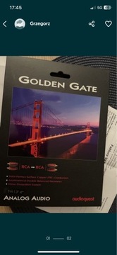 Audioquest Golden Gate 1 m , nowy , faktura