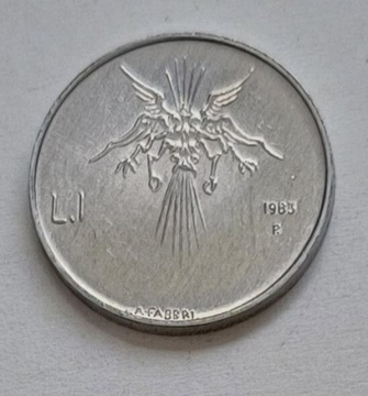 San Marino - 1 lira - 1983r.