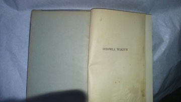 "Hodowla warzyw " Książka z 1925 roku