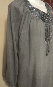  pięknie zdobiona tunika kaftan, M/L