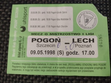 Pogoń Szczecin - Lech Poznań      ulgowy