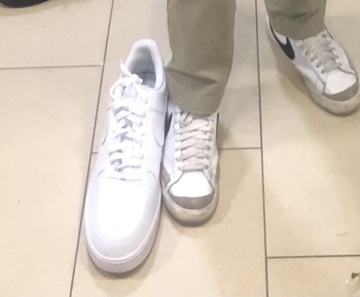 Buty Nike Air Force 1 52,5 białe płytkie 