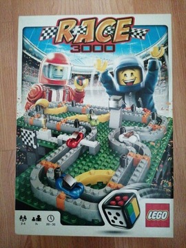 Lego 3839 Race 3000 gra planszowa