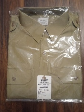 Koszula służbowa z długim rękawem SG, kolor oliwka