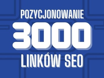 LINKI SEO - 3000 linków - Pozycjonowanie Google