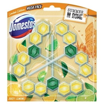 Domestos Trio kostka do WC Juicy Lemons 3x55g