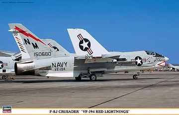 Hasegawa 09868 F-8J CRUSADER VF-194 Red Lightnings