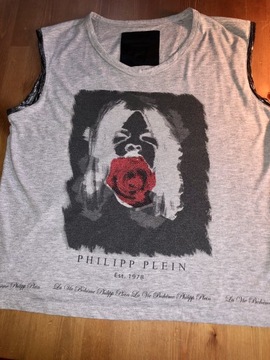 Oryginalny T-Shirt Philipp Plein z hologramem
