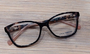 Piękne okulary rogowej oprawie DVD605 Lucky Brand!