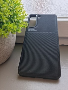 Etui do Samsung S 21 Plus + czarny mocny pokrowiec