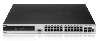 xStack 24-Port Gigabit L2+ Stackable Switch DGS-34