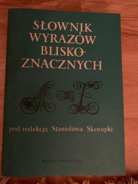 Słownik wyrazów bliskoznacznych