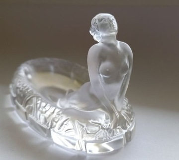 Figurka Zuzana w kapieli kristal bohemia art deco