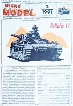 # Niemiecki czołg średni PzKpfw IV ausf C  # 1991 