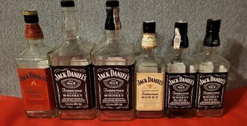 Jack Daniels puste butelki