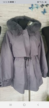 Parka szara xl NOWA