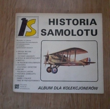 Historia samolotu. Ilustracje samoprzylepne 