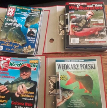 Kolekcja gazet wędkarskich