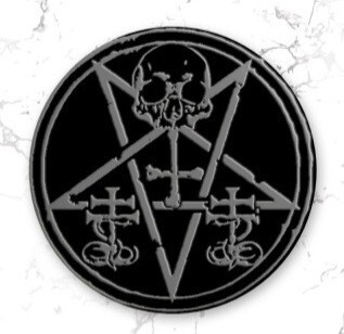 HELL'S CORONATION metal pin 