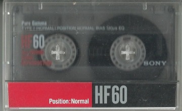 SONY HF60 TYPE I (NORMAL) BIAS 120 us EQ (France))