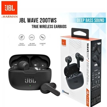 Słuchawki bezprzewodowe JBL Wave 200TWS słuchawki Bluetooth 5.0