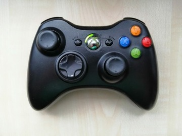 XBOX 360 ORYGINALNY MICROSOFT PAD CZARNY PC SKLEP