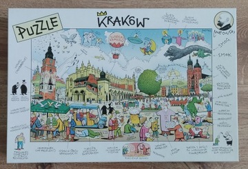 Puzzle 1000szt - Kraków - Mleczko