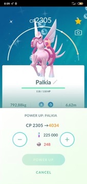 Pokemon go Shiny Palkia Origin 3900cpTrade 30 days